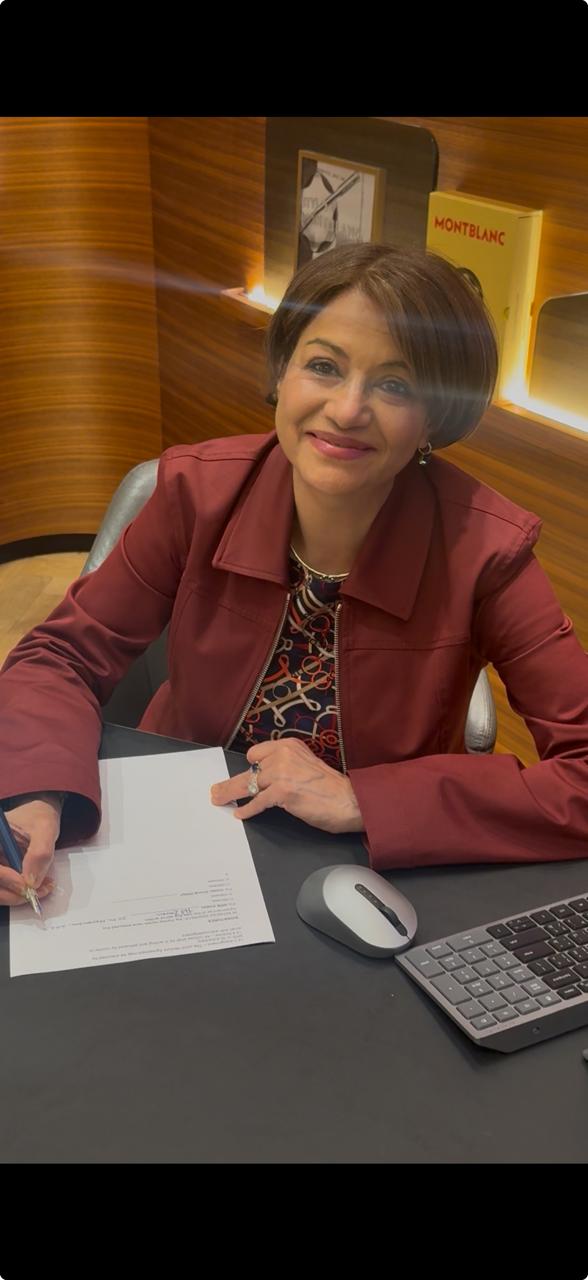 NRB representative signing joint venture agreement